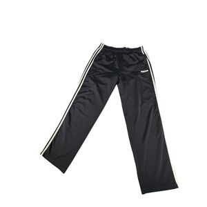 Adidas Primegreen Track Pants Men’s L Navy Blue White 3-Stripe Athletic Joggers